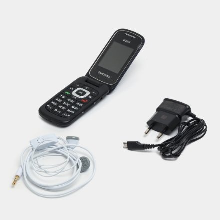 second-hand mobile phone for SAMSUNG B311V(2013 VERSION)used 2g dual-sim card keyboard cheap original flip feature cellphone