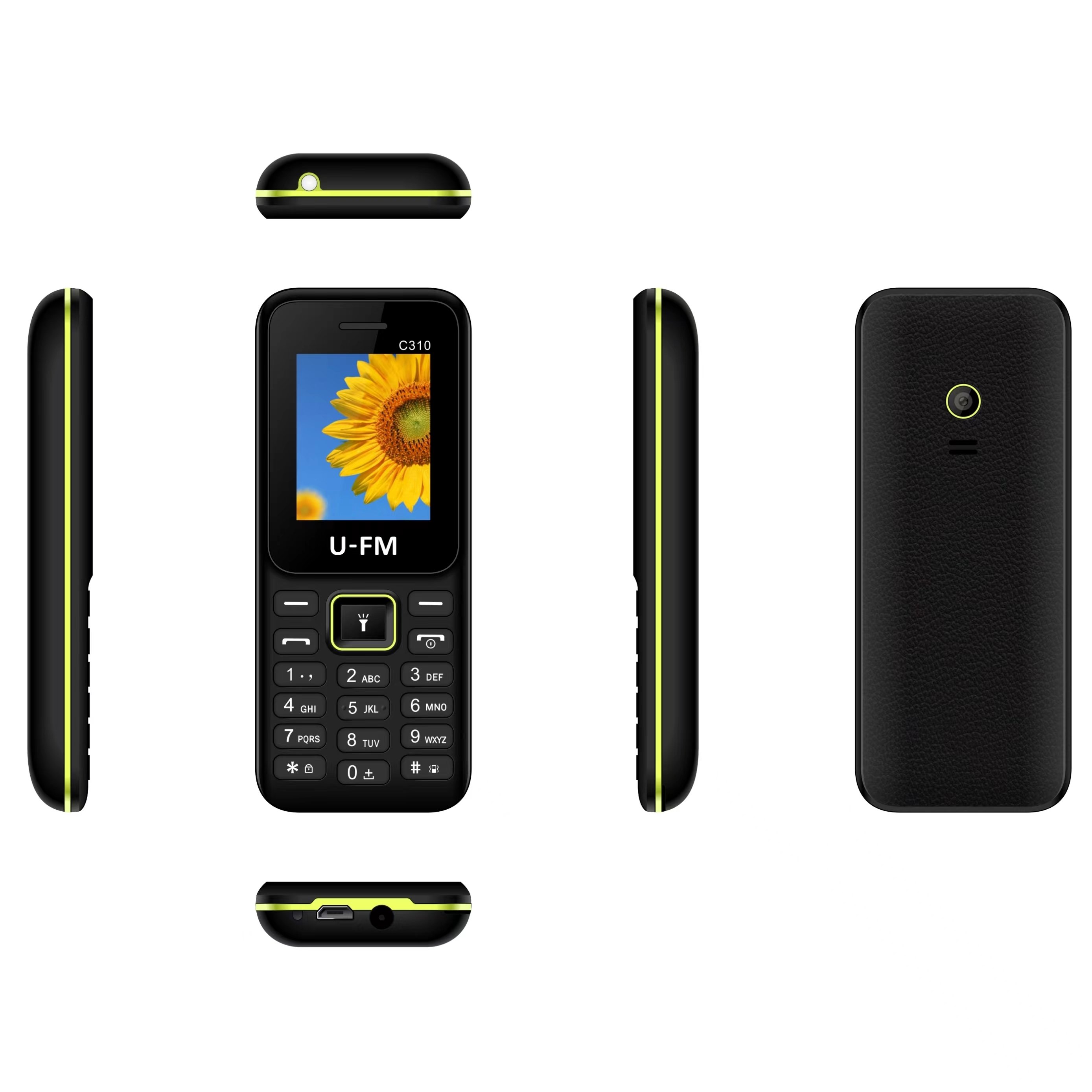 Ready in stock Cheap 1.77 Inch Dual SIM Card Large Font Keypad 2G GSM Feature Mobile Phone with Camera