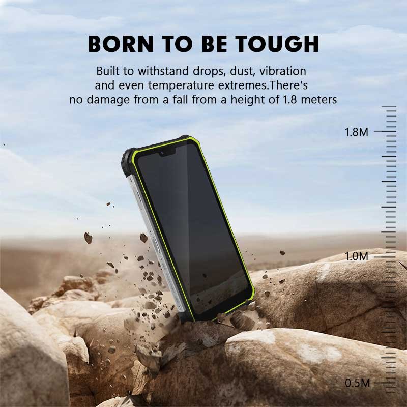 Phonemax 2024 Hot Product Ip68 Rugged Smartphone NFC Fingerprint 10000mAh 6GB+128GB Android 12 24MP+48MP 6.23 Inch Rugged phone