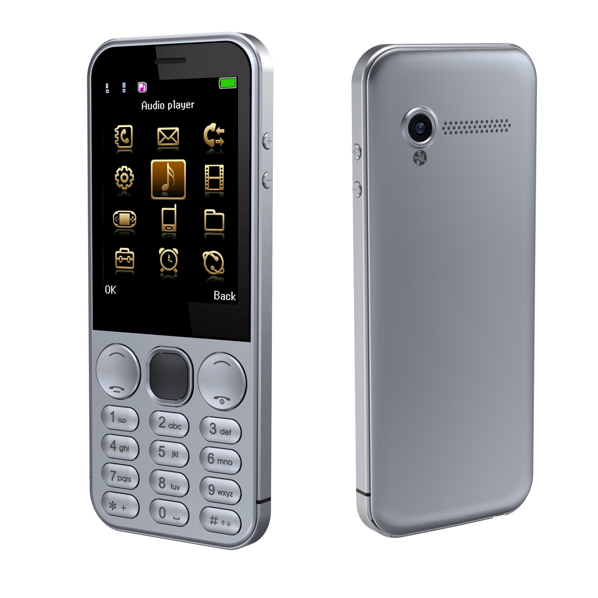 nice choice 2G GSM dual slim keypad mobile phone cell phone handyphone