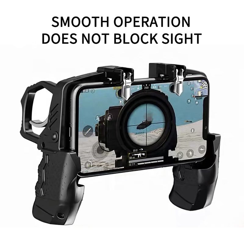 K21 Metal Pubg Mobile Phone Trigger Gamepad For ios Android Phone Shooting Games Controller L1R1 Keypads Joystick For Pubg
