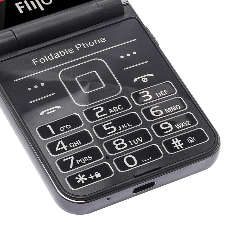 UNIWA F265 2.55 Inches 4 SIM Cards Keypad Folding Mobile Phone