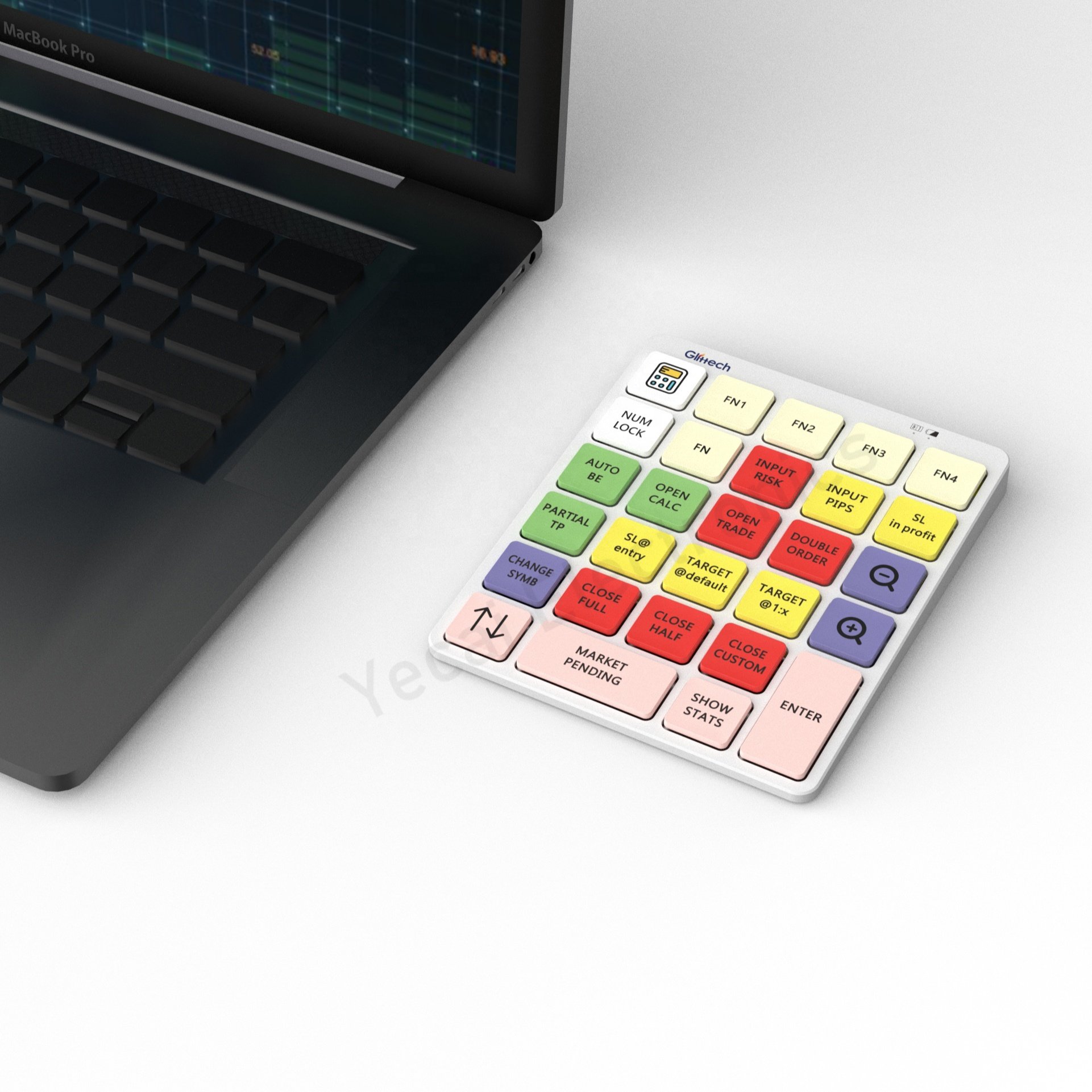 customized calculator keypad numpad magic key with LED for MetaTrader4 5