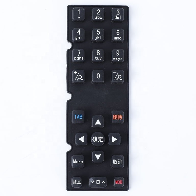 electronic slim keypad mobile phone 2g 3g 3 buttons membrane keypad fechar phone silicone button.