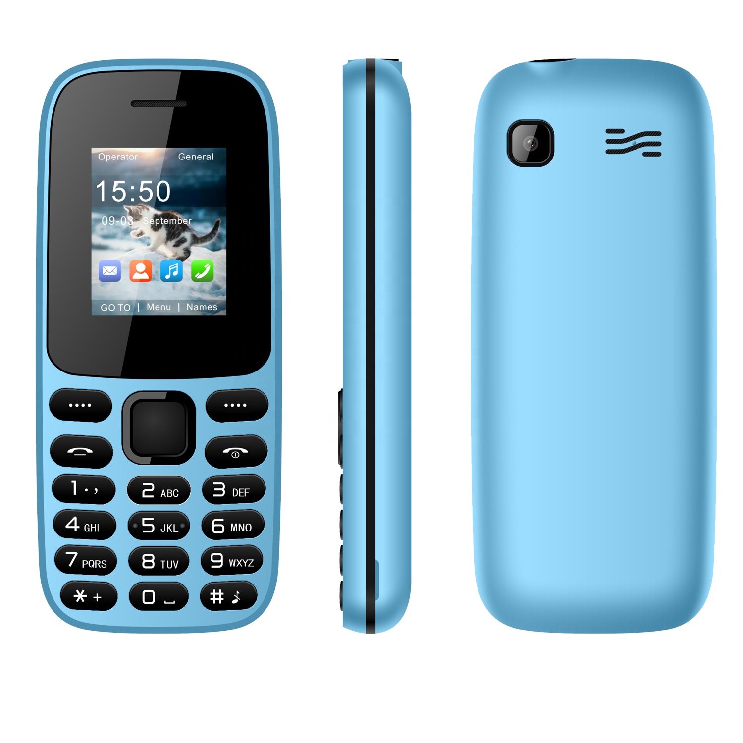 YING TAI 1.77 inch mini size keypad gsm phone with big battery unlocked feature phone with low price