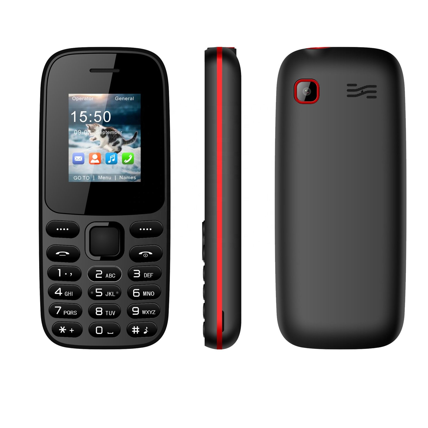 YING TAI 1.77 inch mini size keypad gsm phone with big battery unlocked feature phone with low price