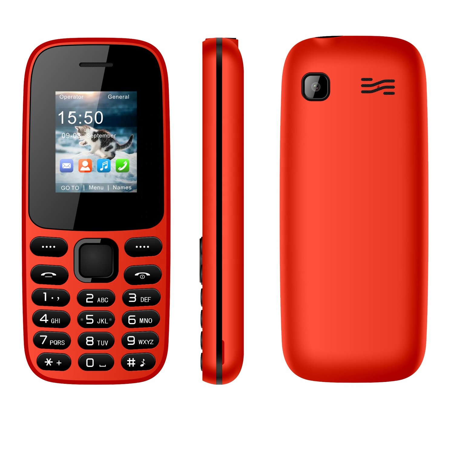 YING TAI 1.77 inch mini size keypad gsm phone with big battery unlocked feature phone with low price
