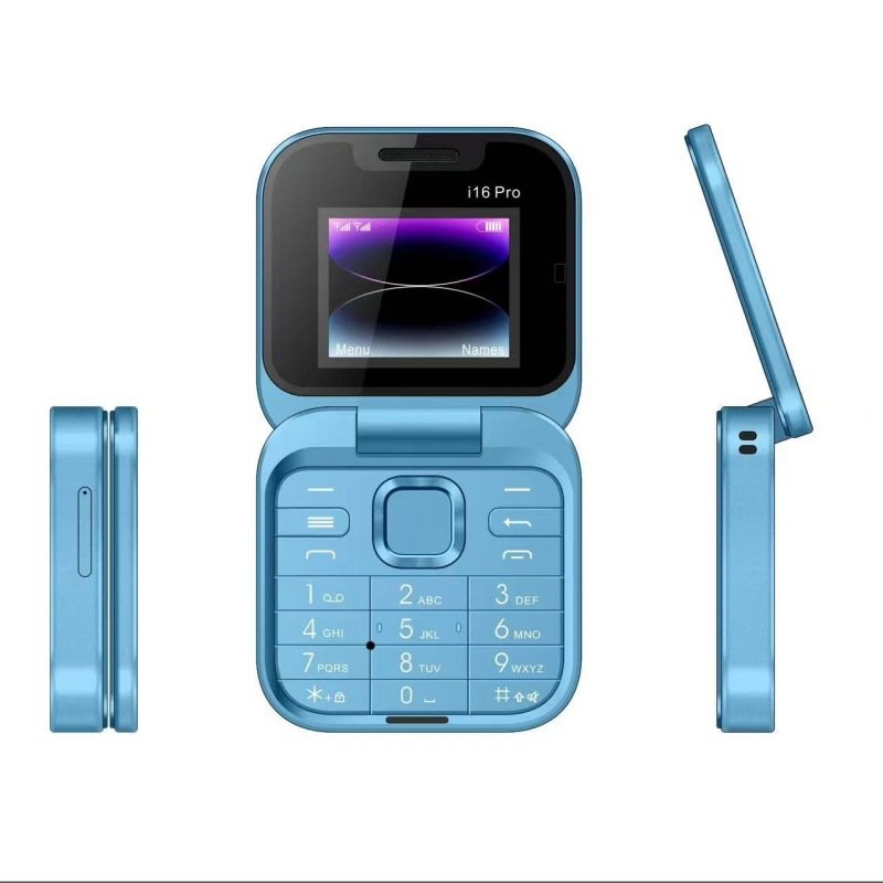 New i16pro Flip Phone F660 F4 F5 F6 i17pro 105 106 3310 Foreign Language Phone