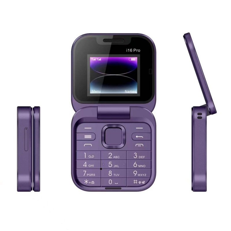 New i16pro Flip Phone F660 F4 F5 F6 i17pro 105 106 3310 Foreign Language Phone