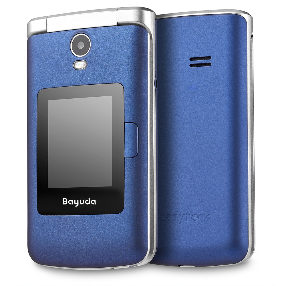 2g feature phone flip phone with led display metal body sos and big keypad buttons for sale