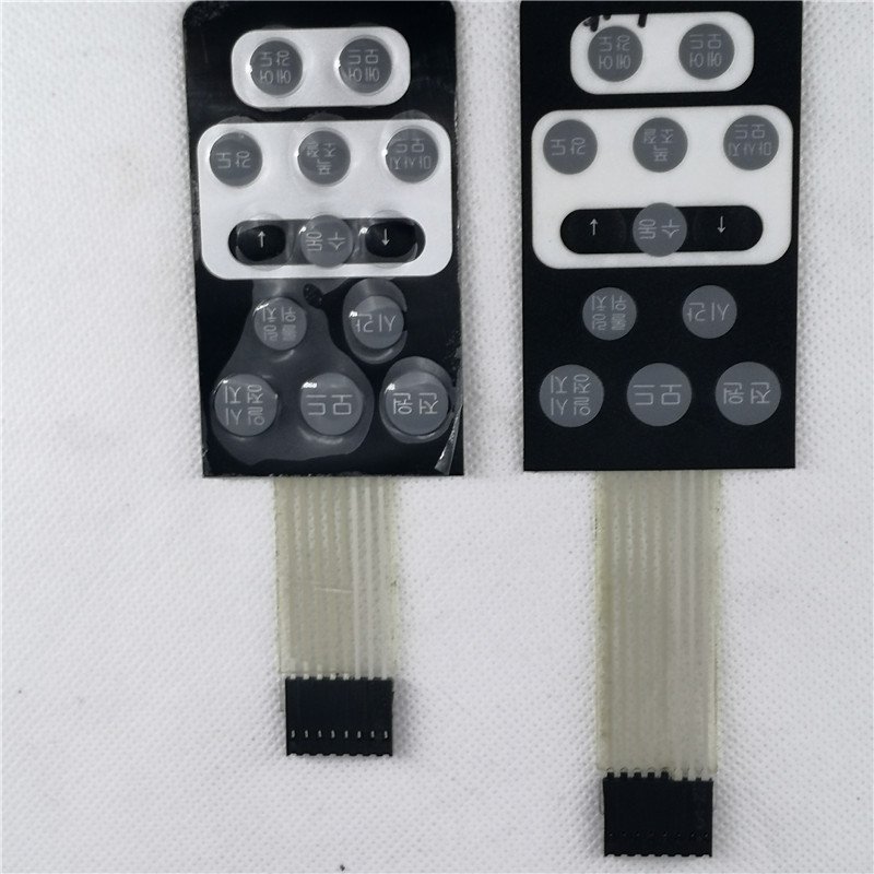 Custom Embossed Covers The Small Panel Tactile One Button Membrane Switch