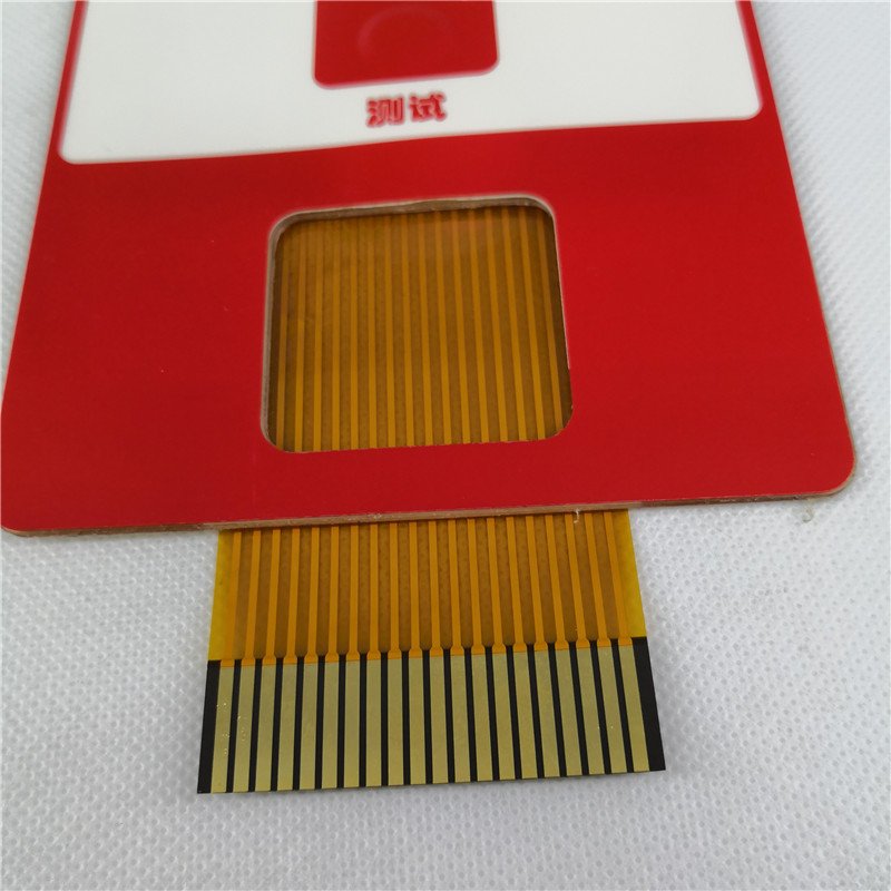 Custom Embossed Covers The Small Panel Tactile One Button Membrane Switch