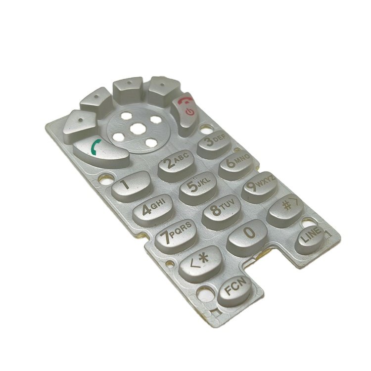 Nice Price Custom Silicone Rubber Keypad Control Keyboards membrane switch panel & silicone push button for mobile phone