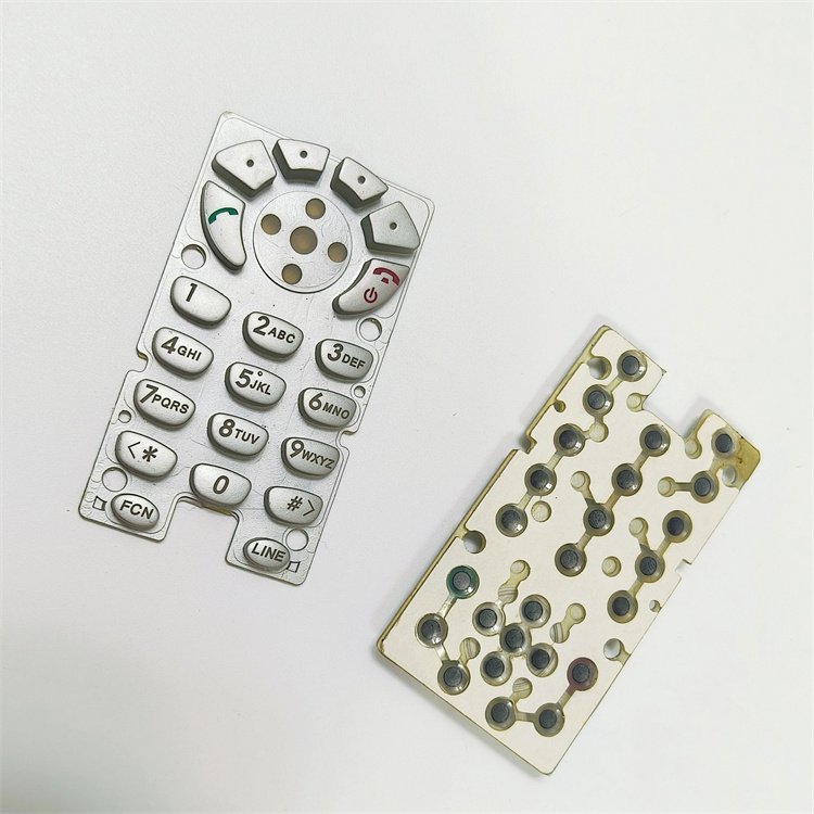Nice Price Custom Silicone Rubber Keypad Control Keyboards membrane switch panel & silicone push button for mobile phone