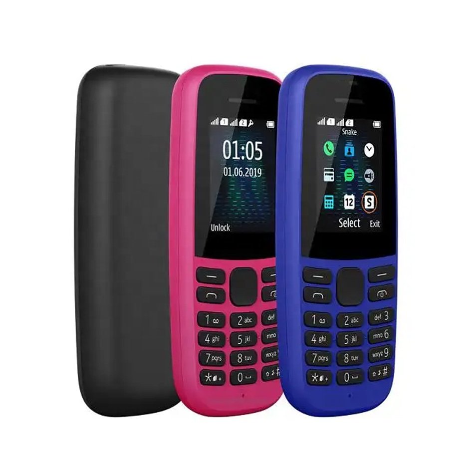 Wholesale Cheap used mobile phones For Nokia 105 2022 feature phone GSM 2SIM 106 125 110 216 keypad Bar cellphone