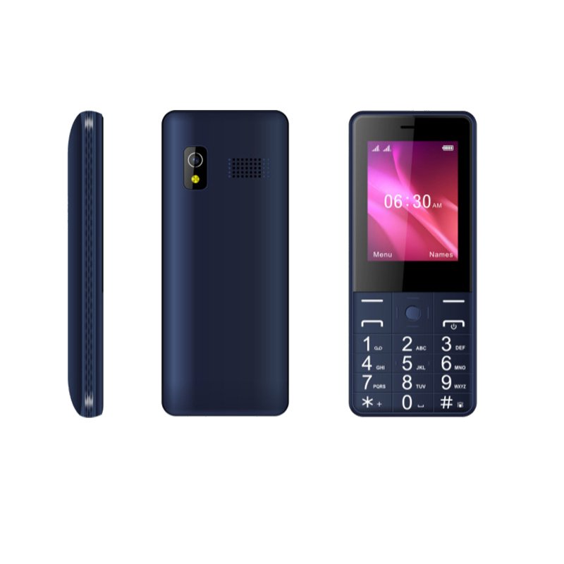 OEM ODM 2.4 Inch Screen 4g Keypad Features Phone Dual Sim Cards Good Quality Unlocked Mobile Phone