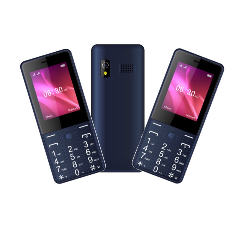 OEM ODM 2.4 Inch Screen 4g Keypad Features Phone Dual Sim Cards Good Quality Unlocked Mobile Phone