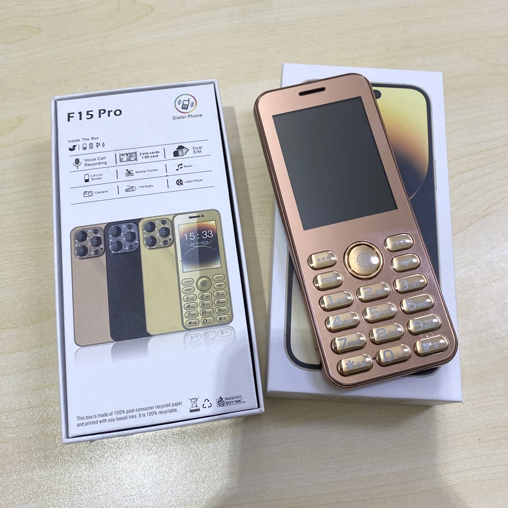F15 Pro 2.8inch GSM keypad phone New product 2SIM Cheap Spot hot Unlock Bar Feature mobile phone