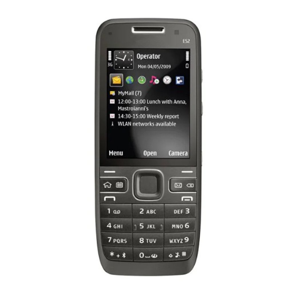 Hot foreign trade E52 straight button mobile phone 3g old mobile phone students
