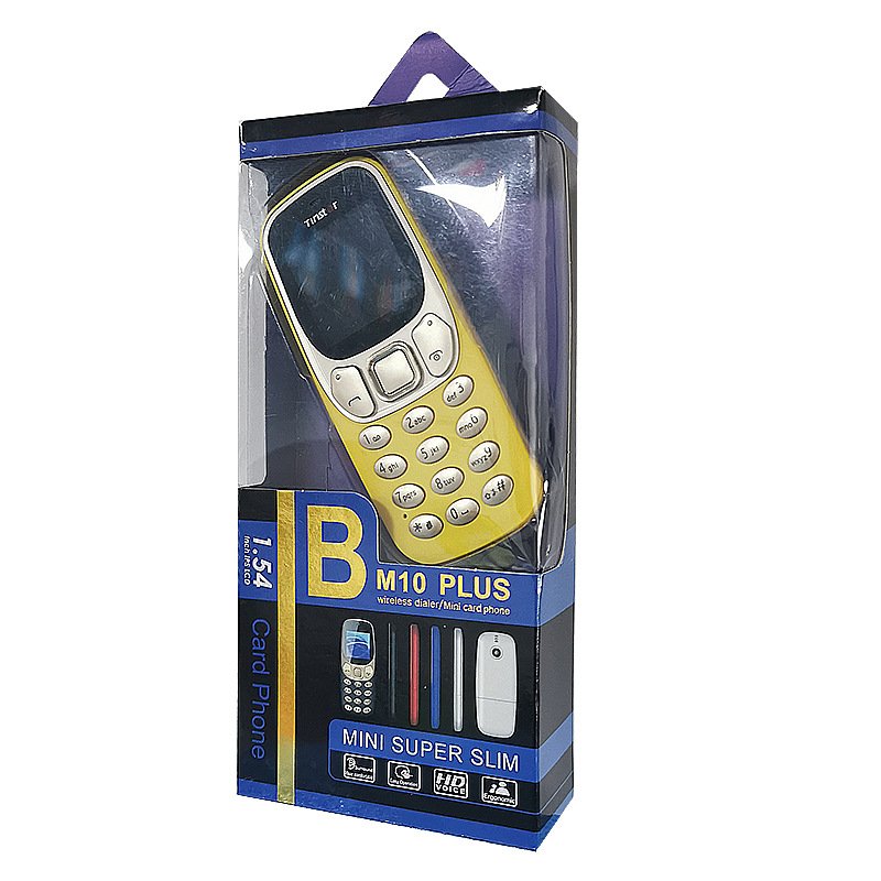 BM10 plus Multinational Language Foreign Language Mini Phone Dual Card Dual Standby Camera Bluetooth Function Phone