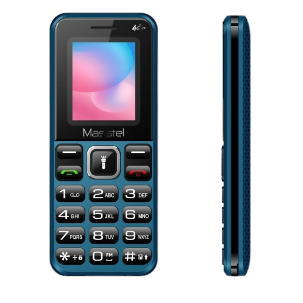 Customized Service Feature Phone Masstel izi 16 1.77'' Dual SIM Card 128GB Memory Card Low Price Mobile Phone for Senior People