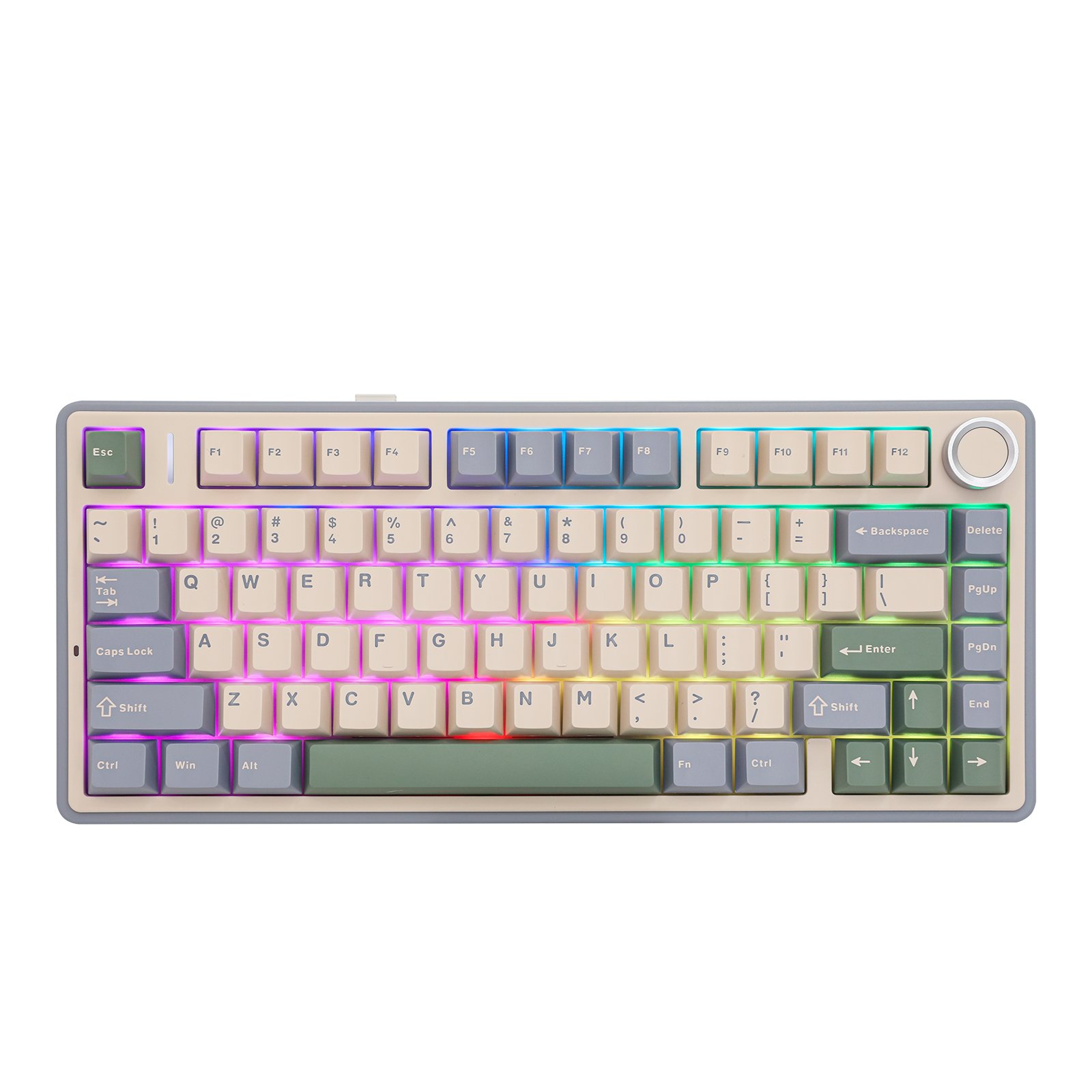 2024 EPOMAKER X AULA F75 75% Gasket Wireless Mechanical Keyboard 60% Pudding Lekker Switch Keyboard Gaming Mechanical Keyboard