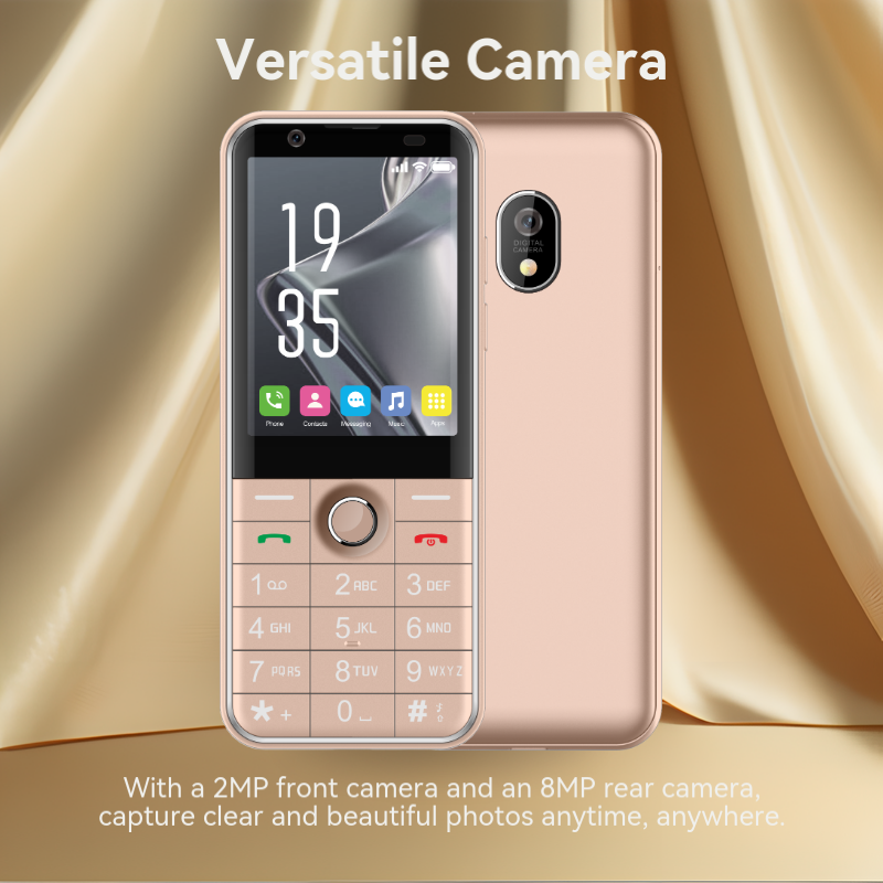 4G LTE Dual SIM Card Loudspeaker Call Touch Screen Android 13 MP3 Keyboard Mobile Telephones