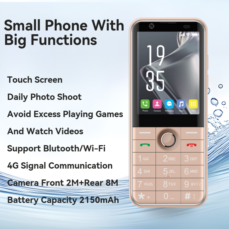 4G LTE Dual SIM Card Loudspeaker Call Touch Screen Android 13 MP3 Keyboard Mobile Telephones