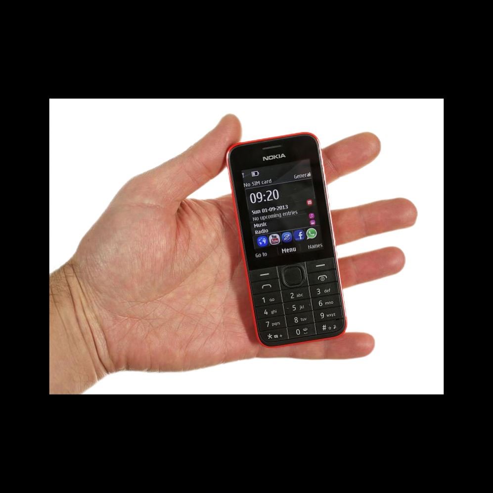 Dual SIM Arabic Original CellPhone Russian Keypad Mobile Phone Fit for Nokia 206 208