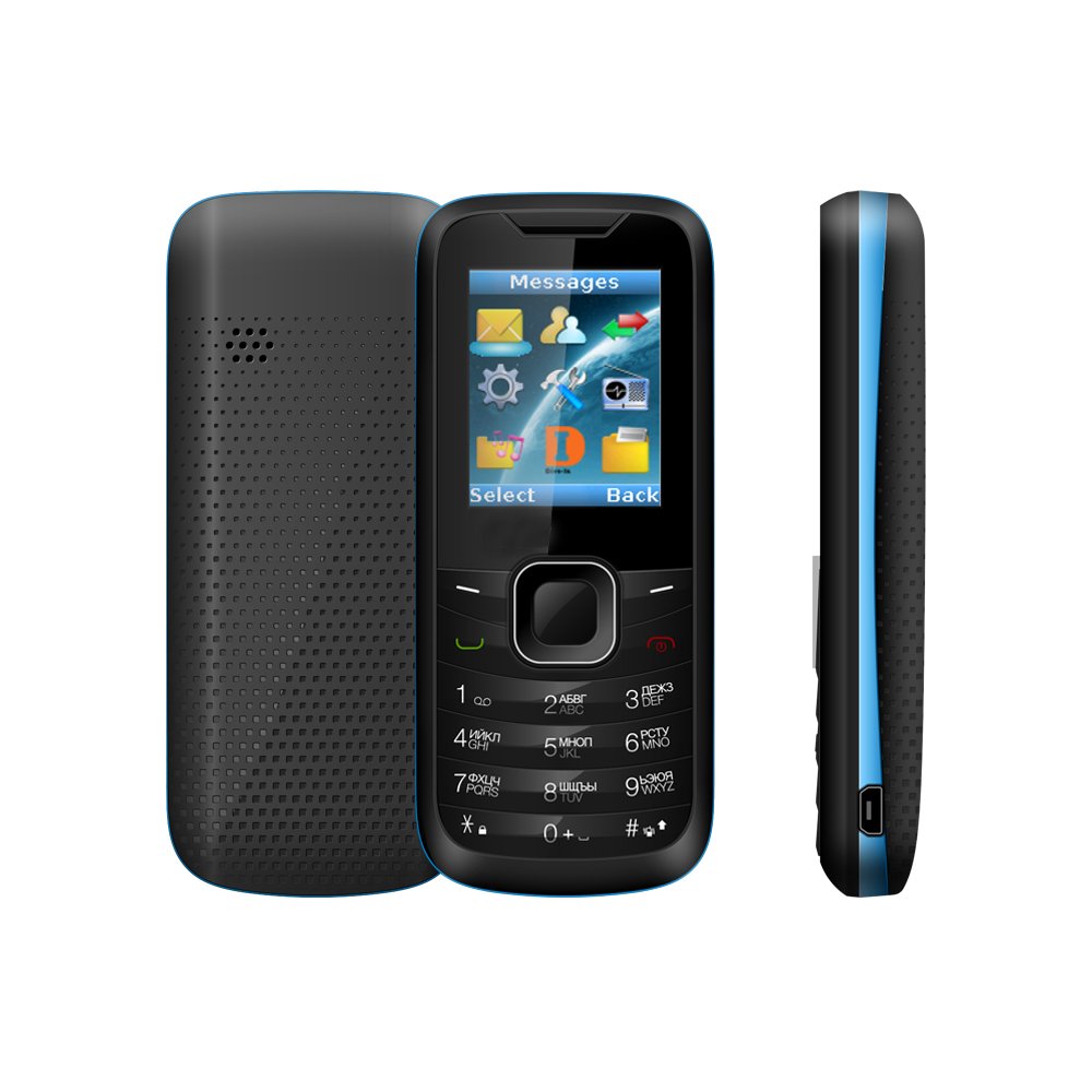New cell phone 1.77 Inch Dual SIM Card Bar 3G 4G Feature Keypad Phone MC6009