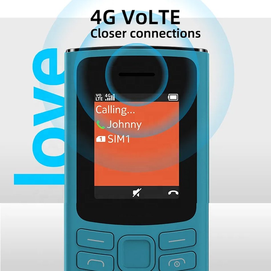 Cheap feature phone Original For Nokia 105 2021 keypad cellphone Dual SIM 150 106 110 125 216 used Bar mobile phones