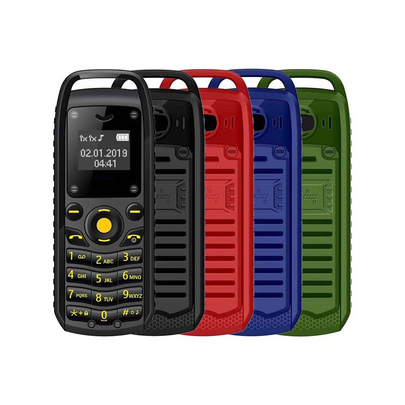 B25 Stylish Key Phone GSM 2G Memory Card Support Multifunctional Earhook Type Student Keypad Phone Keypad Phone Calling
