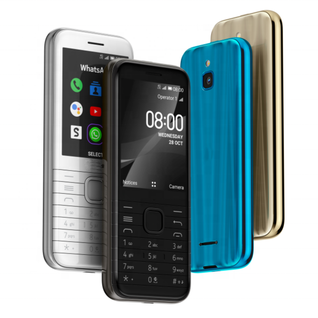 For Nokia 8000 4G Factory Unlocked Original Simple Super Cheap Classic Bar Unlocked Mobile Cell Phone By Post