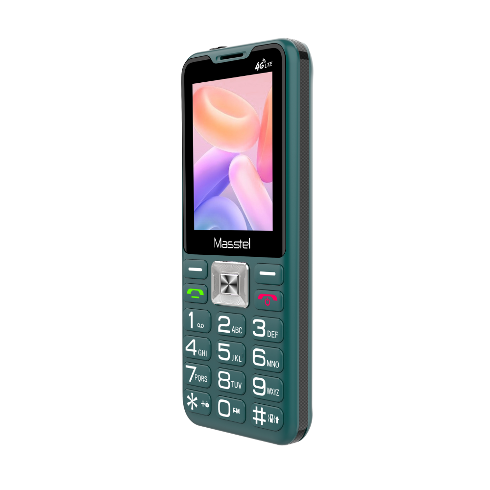 Customized Service Masstel izi T6 4G Feature Phone 2.4" VoLTE Dual SIM Card Keypad Mobile Phone Made in Vietnam