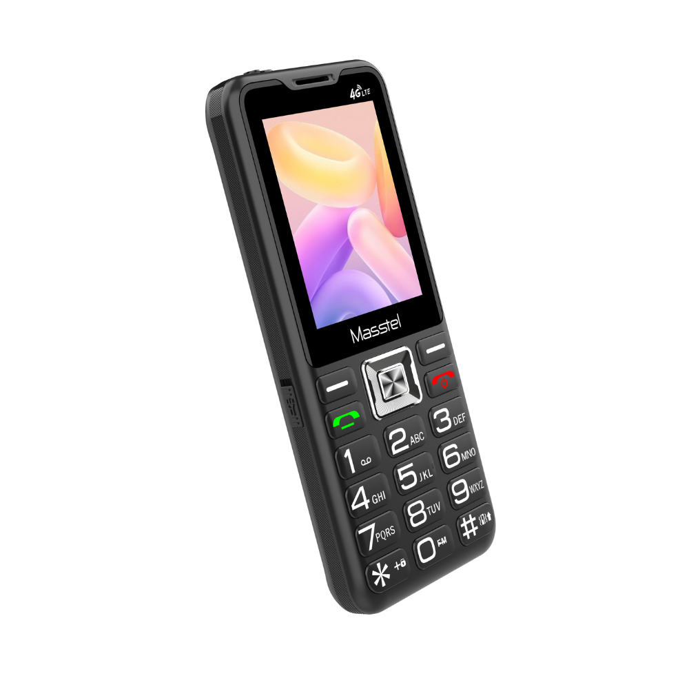Customized Service Masstel izi T6 4G Feature Phone 2.4" VoLTE Dual SIM Card Keypad Mobile Phone Made in Vietnam