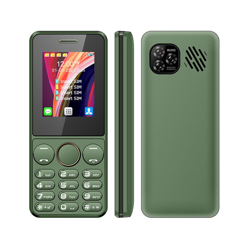 S-mobile S73 4 SIM Card 4 Standby 2.2 Inch 1800mAh Big Battery JAVA Supported Keypad Mobile Phone
