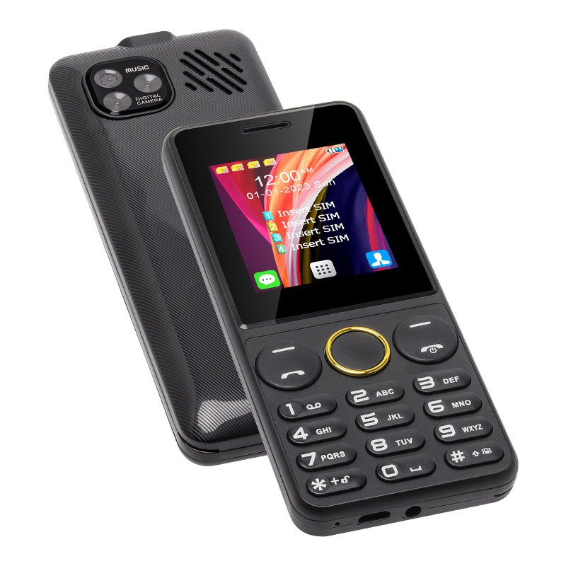 S-mobile S73 4 SIM Card 4 Standby 2.2 Inch 1800mAh Big Battery JAVA Supported Keypad Mobile Phone