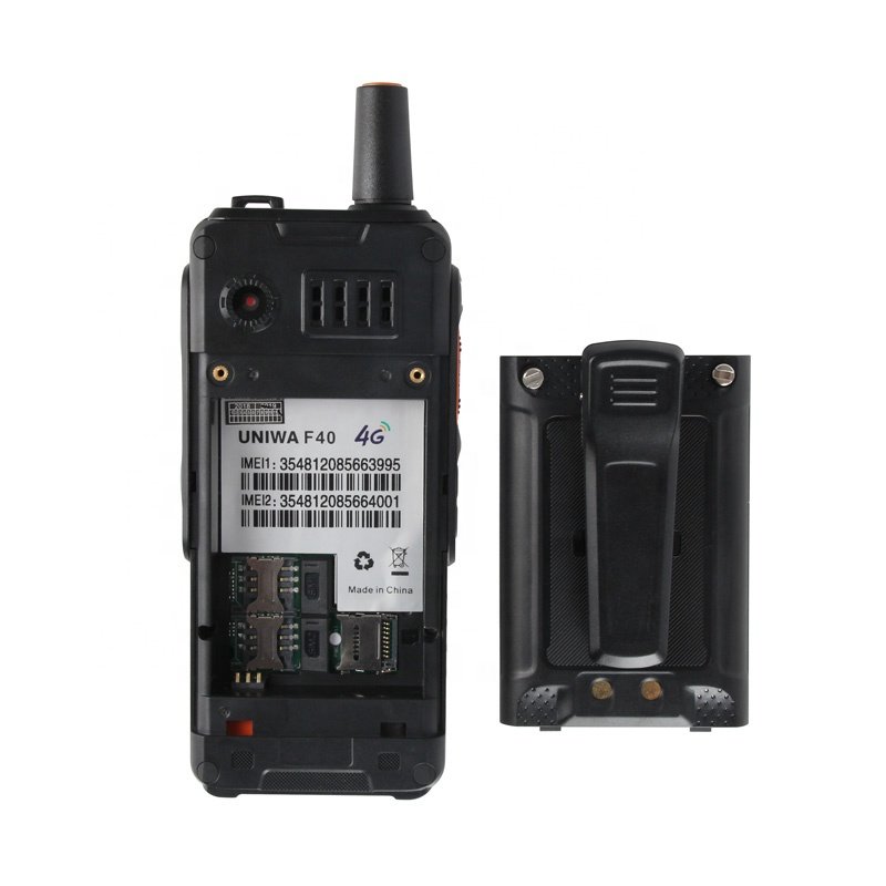 2.4 Inch touch screen 4G LTE POC Walkie Talkie IP65 Waterproof Big battery Alps F40 qwerty keypad android mobile phone