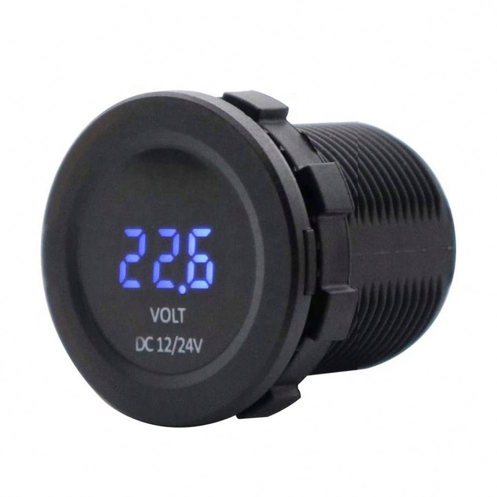 Color Screen voltage with honey device indicator modified car voltage test digital display three-position IP65 Waterproof grade
