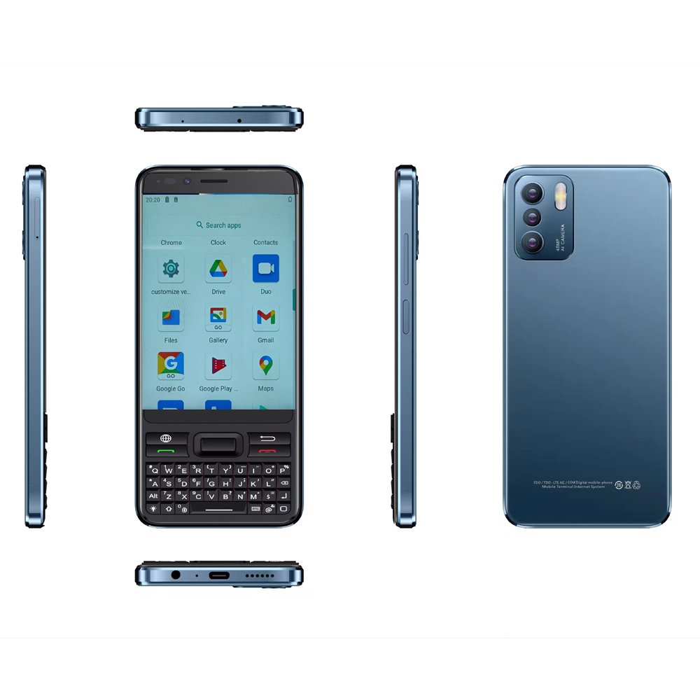 Oem Full Qwerty Keyboard Phone Dual Sim Smart 4G Keypad Android Qwerty Mobile Phones