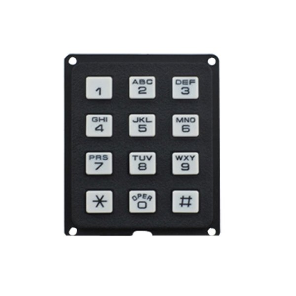 Alphabetic and numeric keypad plastic mobile phone keypad