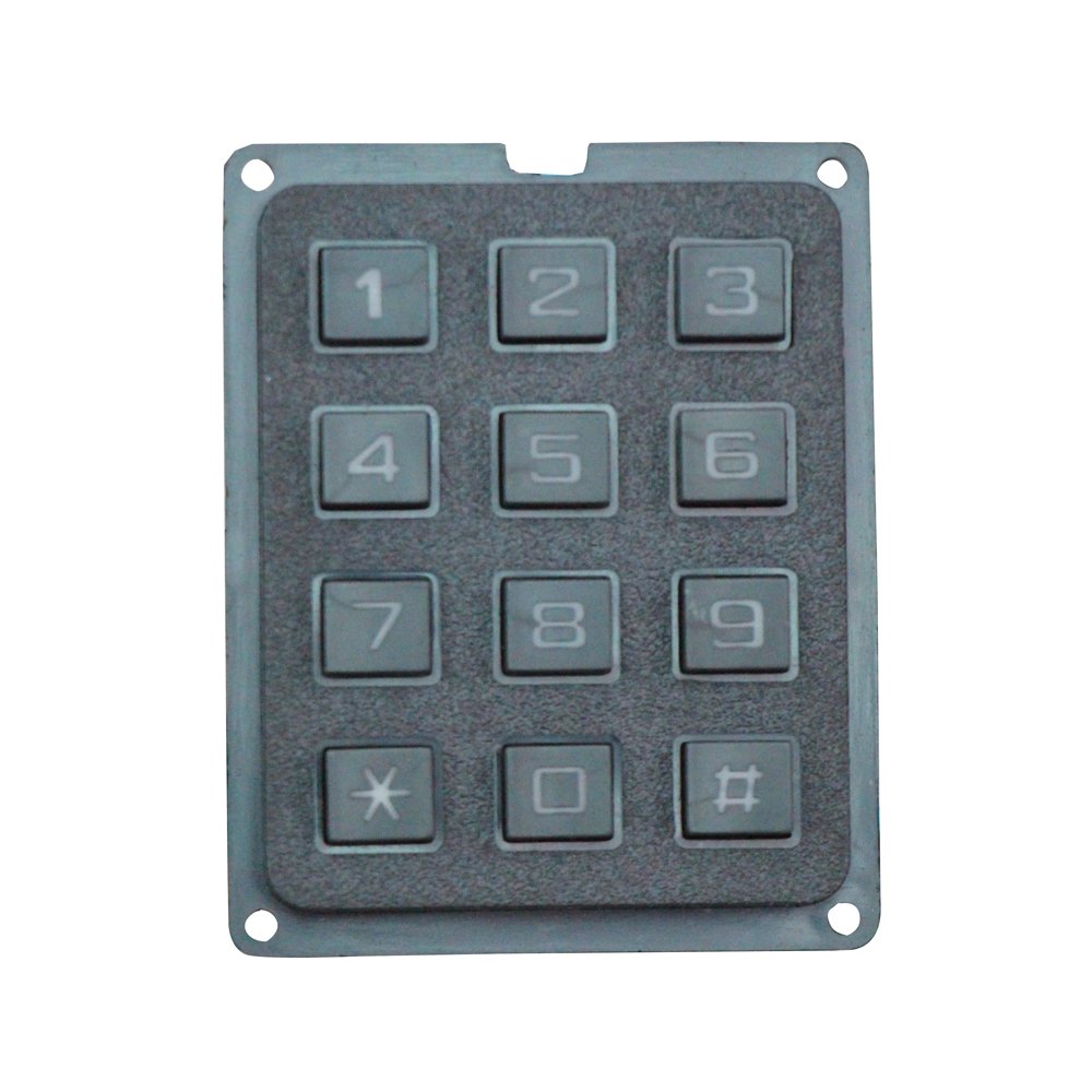 Alphabetic and numeric keypad plastic mobile phone keypad