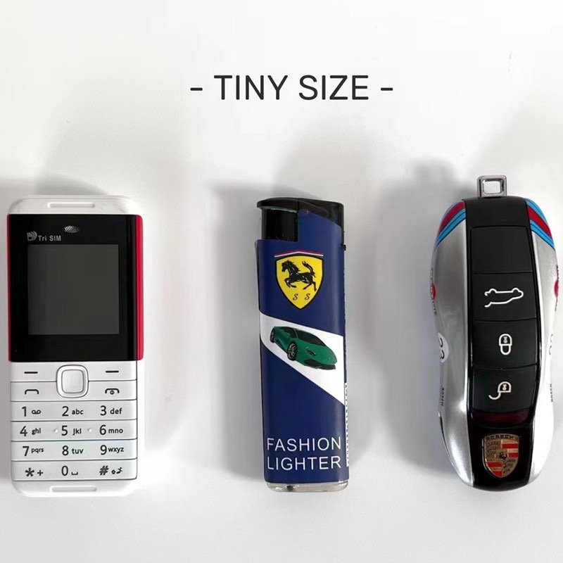Cross-border mobile BM5310 GSM 3 card mini student bar button non-smartphone small mobile phone