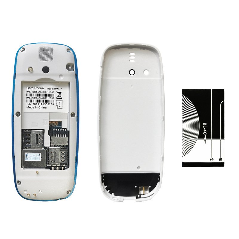 BM777 Cross border Foreign Trade Bluetooth Card Functional Machine Mini Dual Card Dual Standby Small Size Phone