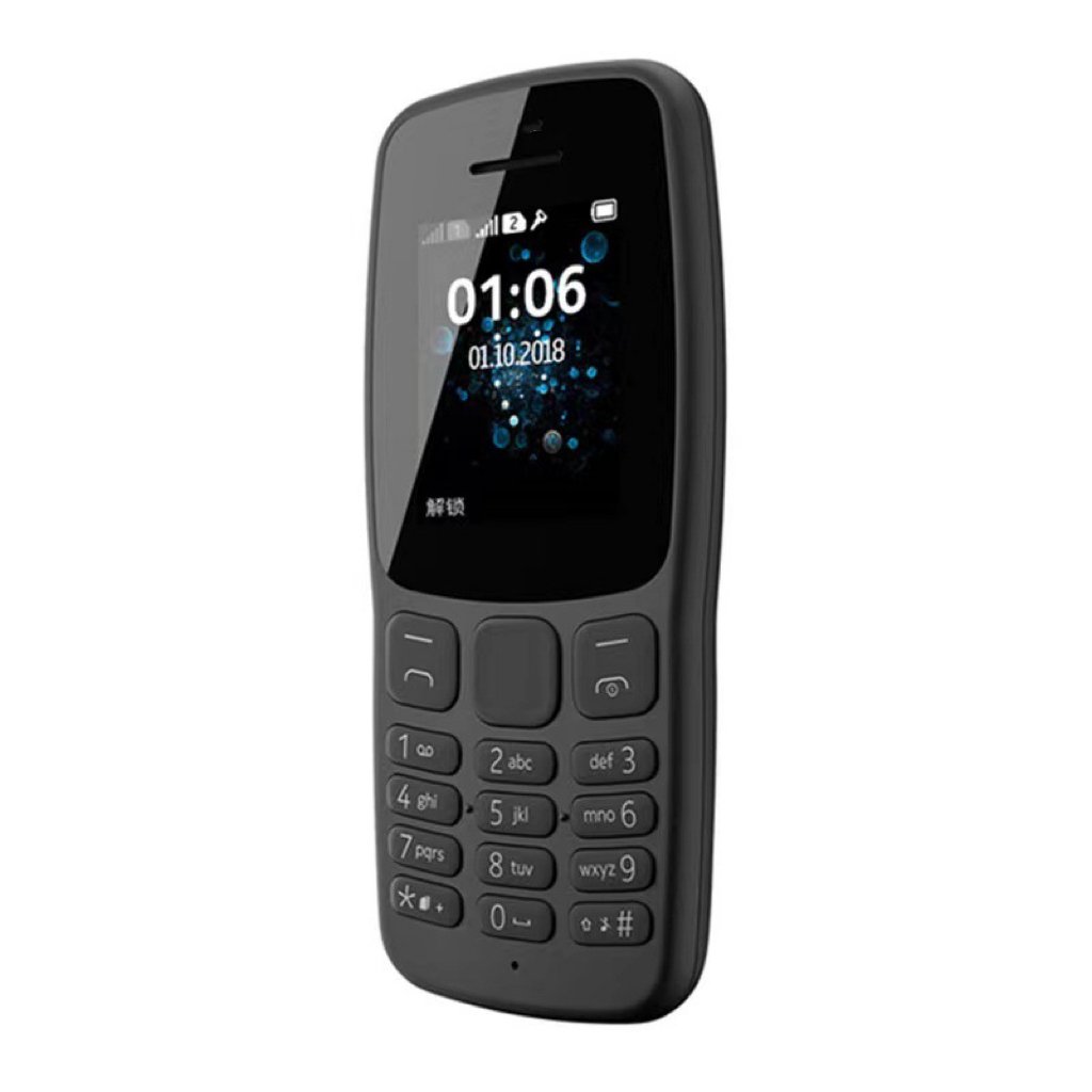 Wholesale 1:1 mobile phone 106 2G 2MP dual sim card elderly student value straight button mobile phone