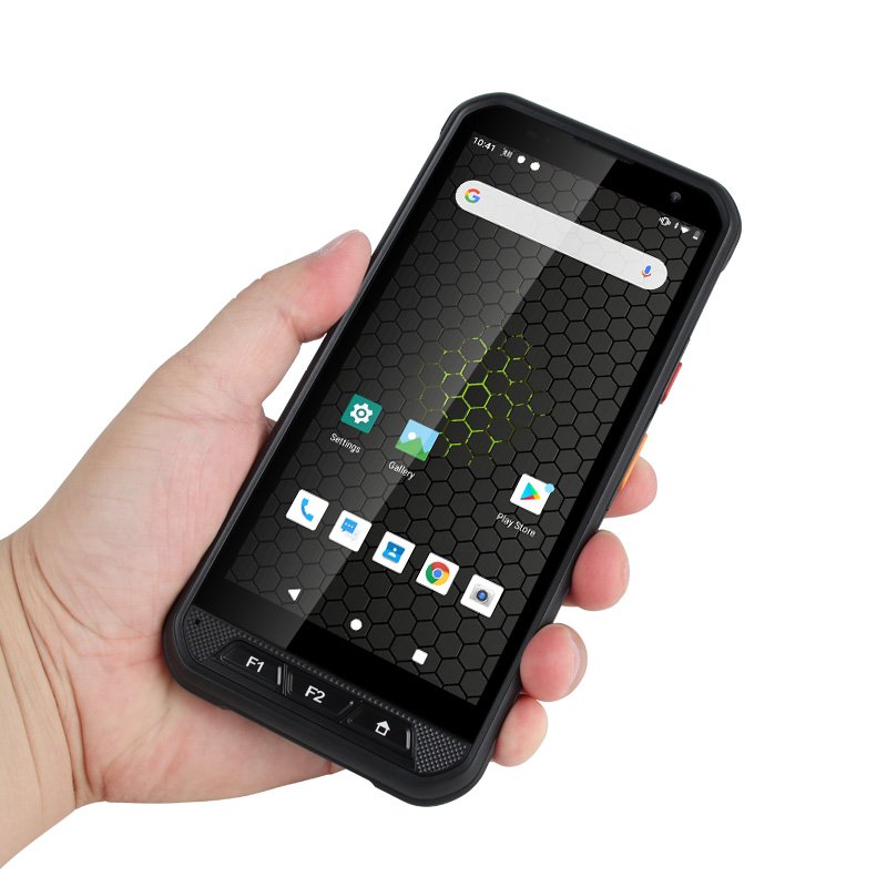 UNIWA V9S 5.7 Inch Handheld Android Rfid Mobile Phone Barcod Scanner And Reader And Writer Inventory Data Collector Computer