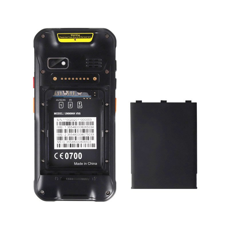 UNIWA V9S 5.7 Inch Handheld Android Rfid Mobile Phone Barcod Scanner And Reader And Writer Inventory Data Collector Computer