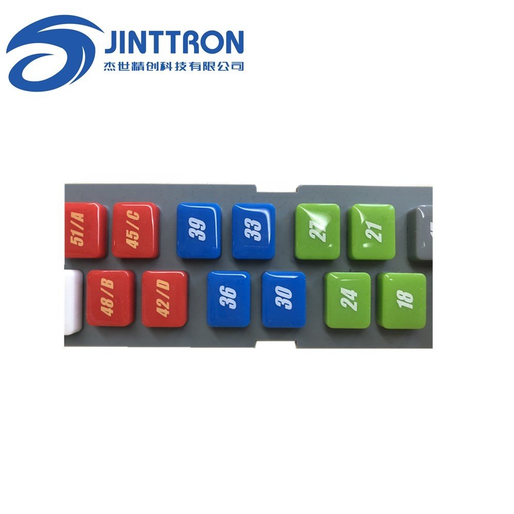 Electronic Rubber Conductive Silicone Button Keypad for program equipment remote control