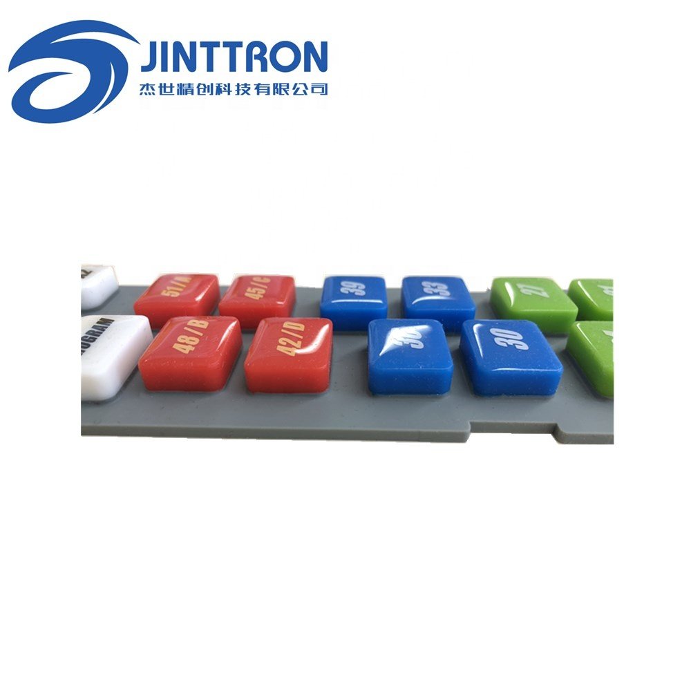 Electronic Rubber Conductive Silicone Button Keypad for program equipment remote control