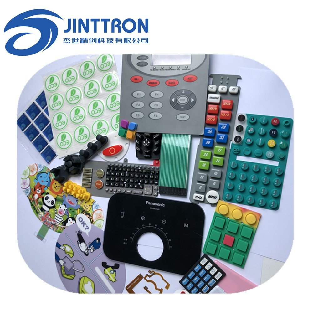 Electronic Rubber Conductive Silicone Button Keypad for program equipment remote control